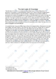 The dark side of chocolat | Essay