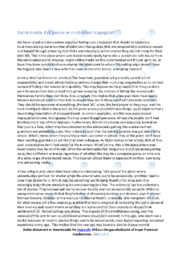 Social media Evil genius or mistreated scapegoat | Opgave