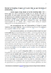 Cubakrisen | Noter i historie | Over 3 sider