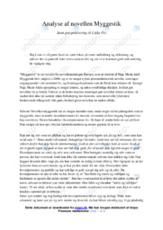 Myggestik | Analyse | Naja Marie Aidt