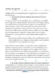 Samfundsøkonomien | Opgave