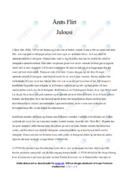 Årets flirt | Noter Analyse