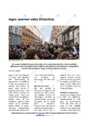 Ingen sommer uden Distortion | Noter Reportage