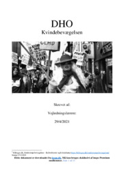 Kvindebevægelsen | Analyse | DHO