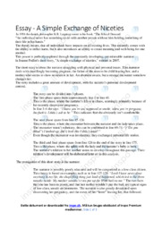 A Simple Exchange of Niceties | Essay