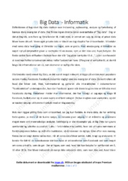 Big Data | Noter Informatik