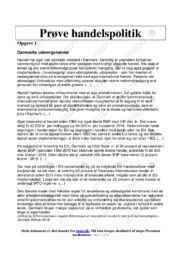 Handelspolitik | Noter International Økonomi