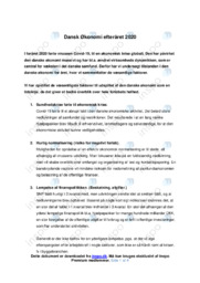 Dansk Økonomi efteråret 2020 | Analyse