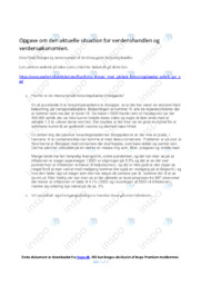 Verdenshandlen og verdensøkonomien