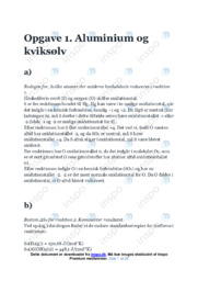 Aluminium & Kviksølv | Rapport Kemi