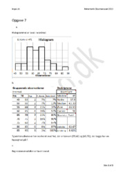 Matematik Eksamenssæt 2013 | Delprøve med hjælpemidler