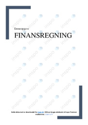 Finansiering | Emneopgave