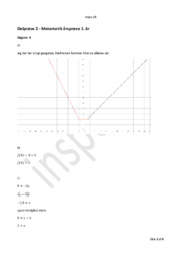 Matematik Årsprøve 1.g hhx | Delprøve 2