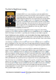 The Wolf of Wall Street | Bookreview
