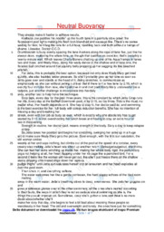 Neutral Buoyancy | Opgave