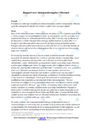 Biotopundersøgelse i Øresund | Rapport
