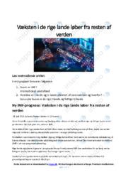 Væksten i de rige lande løber fra resten af verden | Informatik
