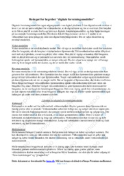 Digitale Forretningsmodeller | Innovation