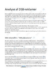 DSB-reklamer | Analyse | DSB