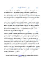 Poetisk realisme | Essay
