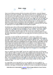 Skam | Essay