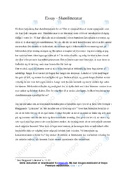 Skønlitteratur | Essay