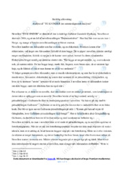 To Kvinder | Analyse | Gunnhild Øyehaug