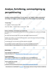 Barnet i graven | Noter Analyse | H. C. Andersen