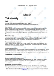 Maus | Tekstanalyse