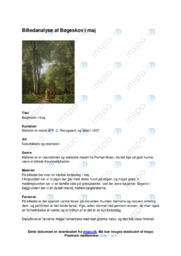 Bøgeskov i maj | Analyse | P. C. Skovgaard