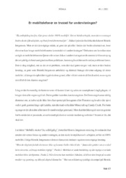 Er mobiltelefoner en trussel for undervisningen | Debat Artikel