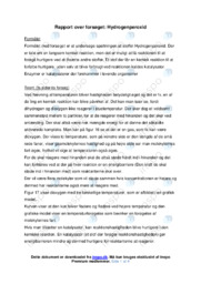 Hydrogenperoxid | Raspport af forsøg