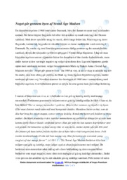 Noget går gennem byen | Analyse | Svend Åge Madsen