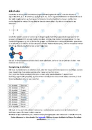 Alkoholer | Noter i Kemi | Over 6 sider
