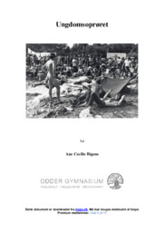 Ungdomsoprøret | DHO