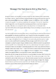 Dreamers’ Put Their Trust in DACA. What Now | Analyse – Jose