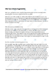 Mike Tyson drevet af aggressivitet | Dansk Essay