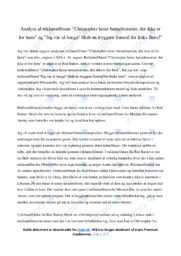 Christopher læser børnehistorier, der ikke er for børn | Analyse