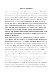 Rejse lig med ferie? | Dansk