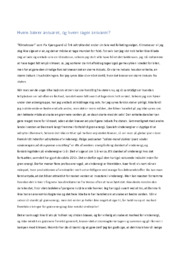 Hvem bærer ansvaret, og hvem tager ansvaret? | Essay