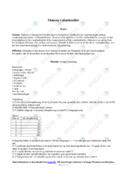 Osmose i planteceller | Noter Biologi