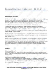 Folkeviser | Essay