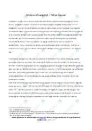 Langdigt | Digtanalyse