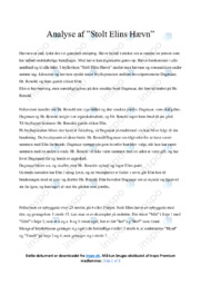 Stolt Elins Hævn | Analyse