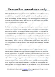 En mand i en mennesketom storby | Noter