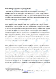 Alkohol og alkoholkultur | Essay