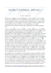 Sexistiske reklamer | Debatterende artikkel