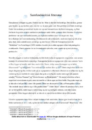 Samfundskritisk litteratur | Analyse