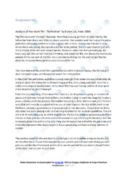 Perfection | Analytical essay