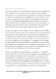 Police Shooting in Ferguson, Missouri | Engelsk Essay